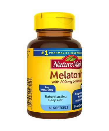 Nature Made Melatonin 3 mg - 60 Softgels for Sleep Support | Fast Shipping - Buy Online on GoSupps.com
