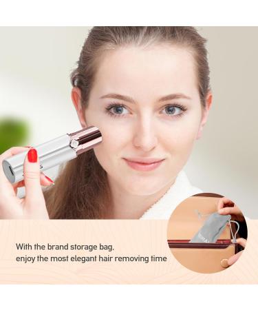SEIHAI Luxury Facial Hair Removal Device for Women - Face Razors for Personal Care + 4 Replacement Heads - White - Buy Online on GoSupps.com