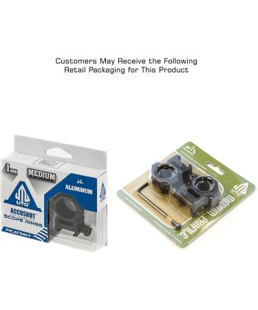 AccuShot 1-inch Medium Profile Picatinny/Weaver Rings - 2-Piece Set - Buy Online on GoSupps.com