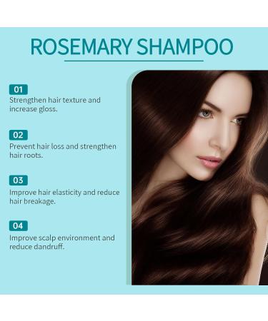  ZLHHRZJX Rosemary Strengthening Shampoo For Hair Growth Volume And Strength For Fine Hair Strengthening Hair Care With Natural Rosemary Extract Moisturizing Scalp Care (1 PCS) - Buy Online on GoSupps.com