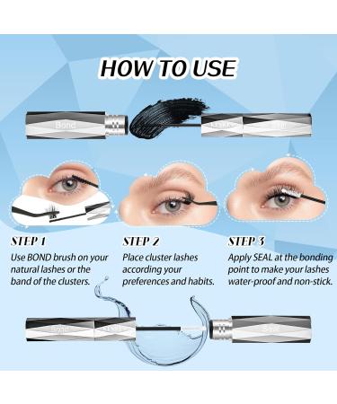 KevKev Lash Bond and Seal - 10ml Waterproof Lash Glue for Individual Lashes & DIY Lash Clusters | Long Lasting 48-72 Hours - Buy Online on GoSupps.com