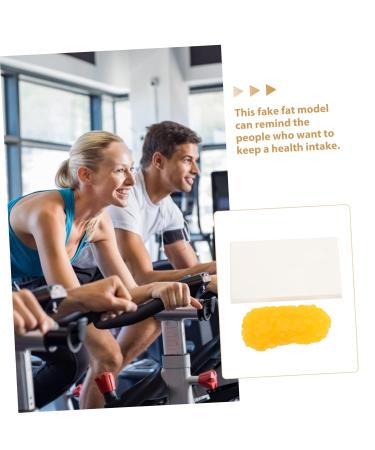 Healvian 4pcs Fat Model Models Fitness Glass Bottles with Lids Manquin Demonstration Device Module Body Fat - Buy Online on GoSupps.com