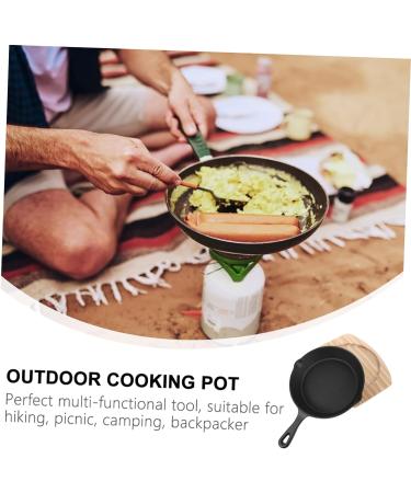 Frying Pan Japanese Frying Pot Outdoor Cooker Breakfast Griddle BBQ Grill Pan Iron Skillet Frying Pan Cooking Utensils Pan Camping Pots Mini Pan Japan (Color : 14cm Size : 24X15.5X3CM) 24X15.5X3CM 14cm - Buy Online on GoSupps.com