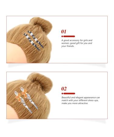 Embellished Bobby Pins Set | Rhinestone Pearl Hair Clips for Women & Girls (19 Pcs Random Patterns) - Stylish Hair Accessories - Buy Online on GoSupps.com