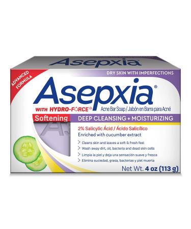 Asepxia Softening Cleansing Bar 4 Ounce Multipack (Pack of 5) - Gentle Skin Care Solution - Buy Online on GoSupps.com