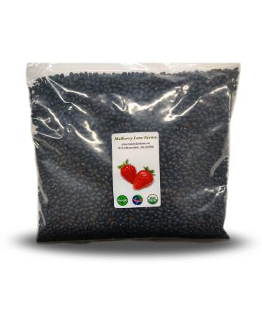 Black Turtle Beans 5 Pounds USDA Certified Organic, Non-GMO Bulk, Product of USA, Mulberry Lane Farms