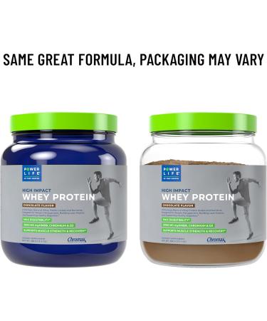 POWERLIFE High Impact Whey Protein - Chocolate - New Formula - 13.4 Oz. - Buy Online on GoSupps.com