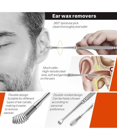 Senior Toenail Clippers for Thick Nails + Nose Hair Trimmer & Ear Wax Cleaner Set - 7Pcs - Buy Online on GoSupps.com