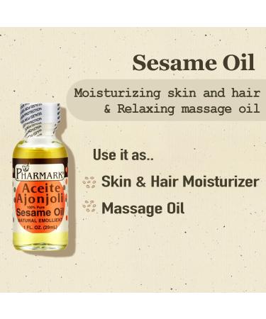 Buy Aceite De Ajonjoli 1 Oz - Premium Sesame Oil for Cooking & Health | International Shipping Available - Buy Online on GoSupps.com