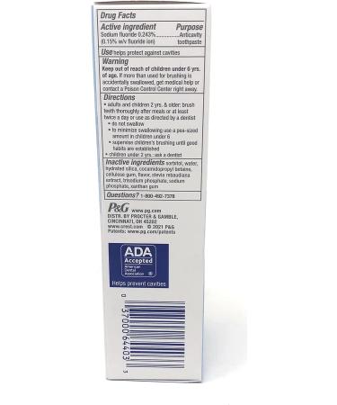 Crest Pure Gentle Whitening Toothpaste - 4.1 oz (Pack of 3) | Artificials Free, Pure Peppermint Flavor - Buy Online on GoSupps.com