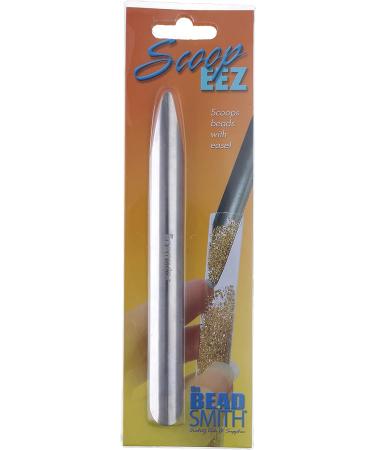 The Beadsmith ScoopEEZ - Curved Metal Bead Scooping Tool for Easy Bead Pickup, Storage, and Organization - Buy Online on GoSupps.com