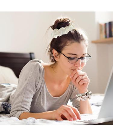 12 Pieces Scrunchies 6 Colours Silk Elastic Hairbands Satin Elastic Soft Hair Ties Elastic Satin Hair Scrunchy Silk Scrunchies Silk Bobbles for Women Girls Hair Accessories - Buy Online on GoSupps.com