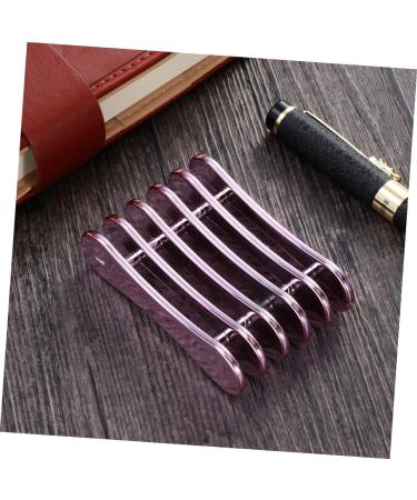 Beaupretty 5 Painting Pen Holder Nail Display Stand Nail Art Penholder Nail Art Brush Holder Makeup Brush Holder Pen Display Stand Nail Pen Stand Vertical Pen Stand Nail Brush Purple Manicure - Buy Online on GoSupps.com