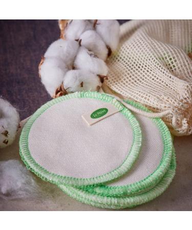 Buy Io Nova Sliming Pads - 12 Washable Cotton Pads for Gentle Facial Cleaning | Sustainable Soft Eco-Friendly Perfect for All Skin Types - Buy Online on GoSupps.com