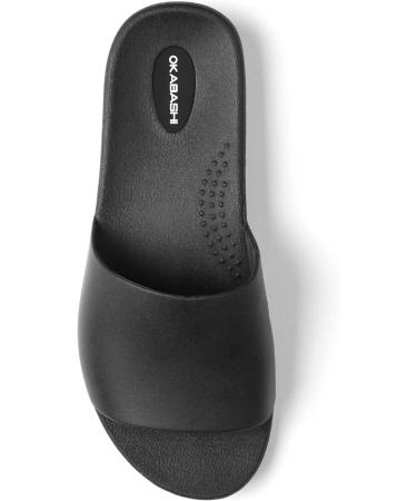 OKABASHI Women's Cruise Slide Sandal | Arch Support & Waterproof | Made in USA | Size 11 Black - Buy Online on GoSupps.com