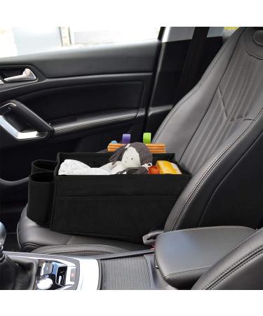 INFANZIA Car Seat Organizer - Durable Oxford, Foldable Front & Back Seat Organizer with Seat Belt and Cup Holders for Kids - Buy Online on GoSupps.com