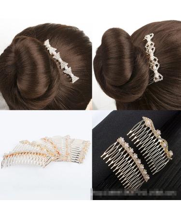 LETSP Rhinestone Pearl Bridal Hair Comb Wedding Hairpin (07) - Fashion Accessories - Buy Online on GoSupps.com