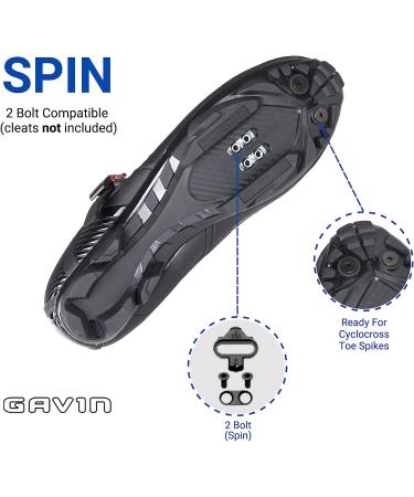 Gavin Elite MTB Cycling Shoe - SPD Cleat Compatible, Size 12.5 Women/11.5 Men - Buy Online on GoSupps.com
