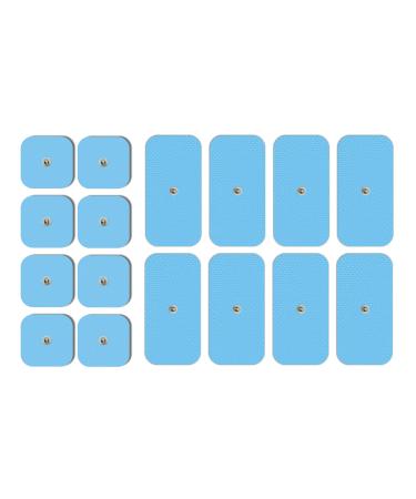 Tenpad Silv Pack 16 electrodes Pads Compatible with devices from: Beurer Bluetens Sanitas VitalControl (8 pieces 50x50 mm + 8 pieces 50x100 mm) - Buy Online on GoSupps.com
