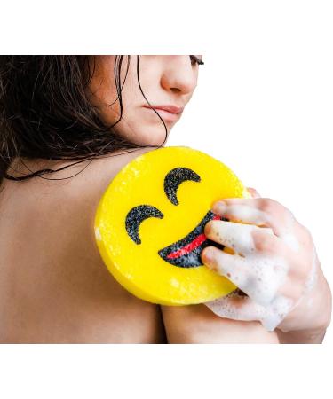Gifton - Icon Face Shape Sponge for Bathing Bath Time Toy Funny Cute Shower Kids Sponge Bath Novelty for Soft Skin - Gift for Boys Girls Men Women Toddler Birthday Present Christmas Stocking Filler - Buy Online on GoSupps.com
