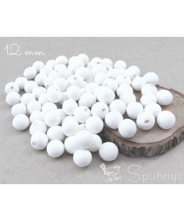 Buy Spun Cotton Balls 12 mm - 100 Pack | SPUNNYS - Premium Quality for Crafting & DIY Projects - Fast International Shipping - Buy Online on GoSupps.com