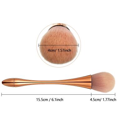 3-Piece Large Powder Mineral Brushes Set - Soft Fluffy Kabuki Foundation & Blush Brushes for Daily Makeup - Colorful Nail Design Dust Brushes - Buy Online on GoSupps.com