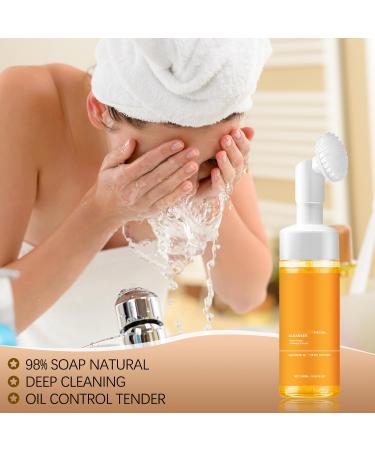 Shop Glo Mi Turmeric Facial Cleanser - Nourishing Turmeric Foaming Wash for Glowing Skin | International Shipping Available - Buy Online on GoSupps.com