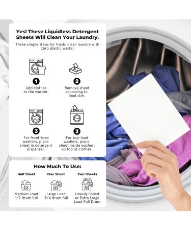 Eco-Friendly Laundry Detergent Sheets - Ocean Breeze Scent 180 Loads Portable & Space-Saving for Travel - Buy Online on GoSupps.com