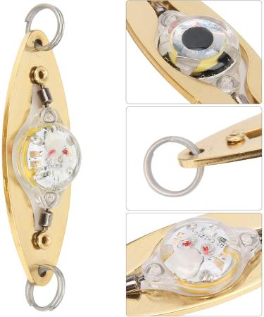 2Pcs Fishing LED Lure - Eye Shape Artificial Flashing Light for Underwater Fishing | International Shipping - Buy Online on GoSupps.com