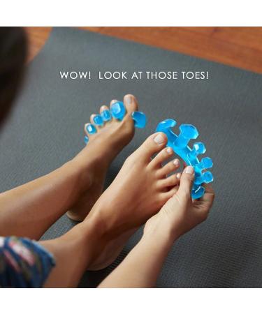 YogaToes GEMS Gel Toe Stretcher & Separator - Fight Bunions & Hammer Toes - Buy Online on GoSupps.com