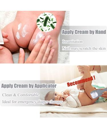 Baby Diaper Cream Spatulas Baby Diaper Rash Cream Applicator With Suction Cup And Humanized Handle Silicone Brush Multi-Purpose Tool BPA-Free Butt Paste Spatula For Newborn Baby Pink - Buy Online on GoSupps.com