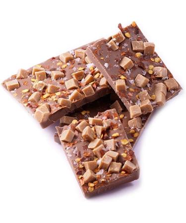 Psycho Chocolate - Chilli Chocolate Salted Caramel with Naga Jolokia (Ghost Pepper) 1 x 100g Bars - Buy Online on GoSupps.com