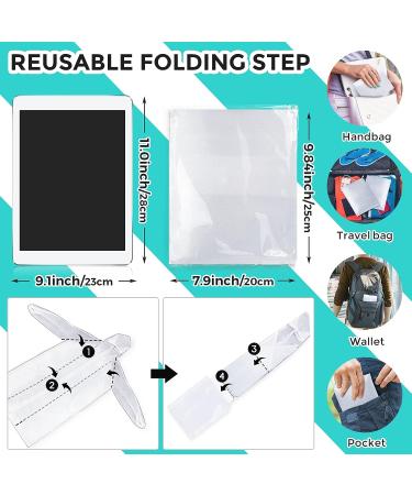 BFONS 2 Pcs Reusable White EVA Rain Ponchos for Adults | Waterproof Rain Coats for Camping, Hiking & Travel | Drawstring Hood & Sleeves | Men & Women - Buy Online on GoSupps.com