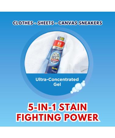 OxiClean MaxForce Laundry Stain Remover Gel Stick 6.2 OZ + Gaudum Brush Effective Stain Solution for International Shipping - Buy Online on GoSupps.com