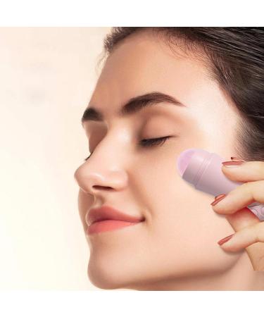 Jade Face Roller Puffiness Reducing Roller Facial Roller Skincare Roller Cat Claw Facial Skin Massager Roller Jade Stone Skin Care Tool Relaxing Jade Roller for Skin Pink - Buy Online on GoSupps.com