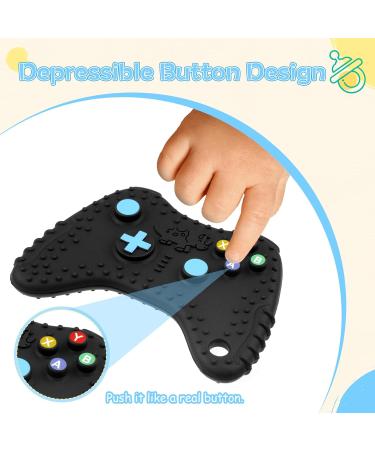Shop BPA-Free Baby Biting Toys: Silicone Game Controller Teething Rings & Pacifier Chains | Safe for 3+ Months - Buy Online on GoSupps.com