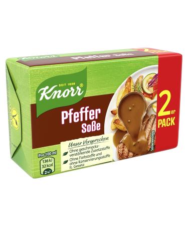 Knorr Pepper Sauce - Spicy Pepper Sauce Without Flavor Enhancers | 18x 2 Pack (46g) - International Shipping Available - Buy Online on GoSupps.com