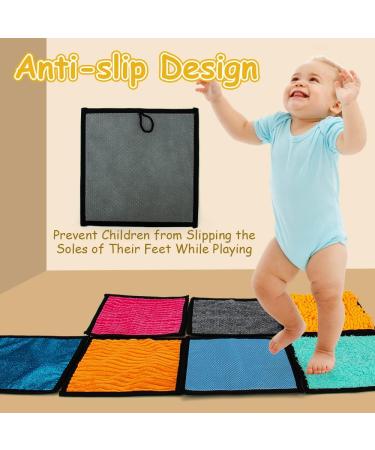 Inbeby 16 Set Sensory Mini Mats - Assorted Textured Floor Tiles for Autism Kids - Tactile Sensory Toys for Babies & Toddlers - Buy Online on GoSupps.com