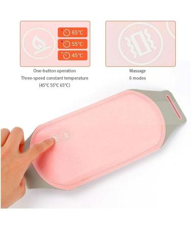 Menstruation Relief Heating Pad - Electric Vibration Massage Belt for Women's Pain Relief | Washable Heat Therapy - Buy Online on GoSupps.com