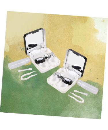 HOMSFOU 2pcs Cardboard Lens Case - Mini Fridge For Car Lens Accompanying Box - Black Size 1 | Shop Internationally - Buy Online on GoSupps.com