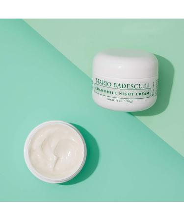 Mario Badescu Chamomile Night Cream for Women Anti Aging Face Cream Enriched with Antioxidant-Rich Vitamin A Oil Ideal for Combination Dry or Sensitive Skin 1 Oz - Buy Online on GoSupps.com
