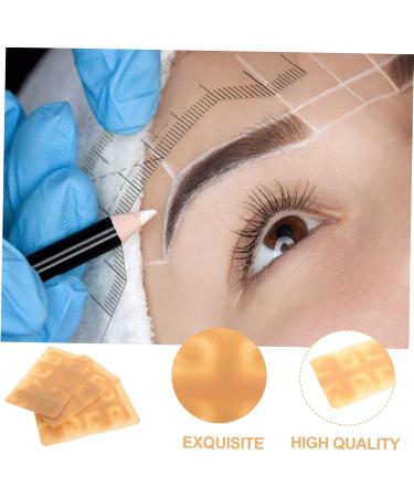 Beatifufu Brow Practice Skin 3pcs Silicone Professional Eyebrow Makeup Permanent Brow Practice Beginner Supplies Fake - Buy Online on GoSupps.com