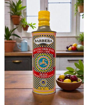  Barbera Sicilia Bedda - Barbera - Extra virgin olive oil cold pressed in iron Trinacria 500 ml - Buy Online on GoSupps.com