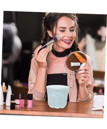 minkissy cleanser makeup brush make up brush cleaner pad make up sponge cleaner make up brush cleaning pad brush cleaner mat detergent Storage rack cleaning box pp washer self made - Buy Online on GoSupps.com