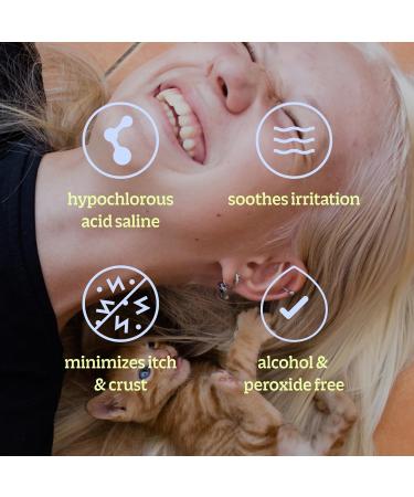BrioCare Pierce Pro Gentle Saline Spray for Piercing & Body Mod Aftercare | Soothe Redness & Itch, Reduce Bumps | Hypochlorous HOCl Spray by BRIOTECH - Buy Online on GoSupps.com