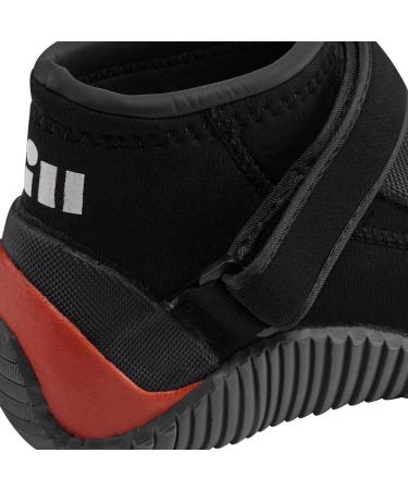 Gill Junior Aquatech 3mm Neoprene Water Shoes for Watersports - Black/Orange - Size 35/36 (US Men's 4) - Buy Online on GoSupps.com