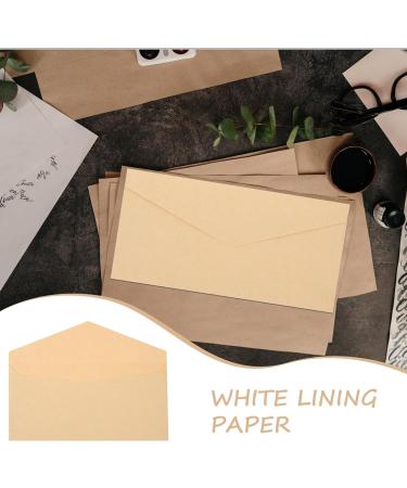 FUNOMOCYA 10pcs Envelope Party Accessory Festival Supplies Party Supply Festival Accessories Fine Paper Invitation Yellow 22.00X11.00X0.10CM - Buy Online on GoSupps.com