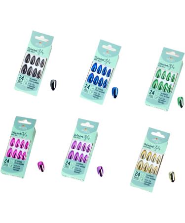 FEIlei 24x Press on Nails Glossy False Nails Full Cover Fake Nail for Women and Girls - Buy Online on GoSupps.com