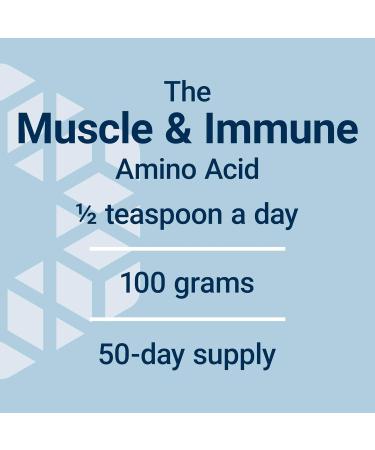 Life Extension L-Glutamine Powder Amino Acid Supports Muscle Health and Immune Health Gluten-Free Non-GMO Vegetarian 100 Grams - Buy Online on GoSupps.com