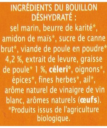 Jardin BiO tic - Chicken bouillon cube - organic - Salty - AB certified - 80g box - Buy Online on GoSupps.com